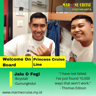 Marine Cruise Indonesia pusat informasi peluang kerja perhotelan International dan kapal pesiar internasional